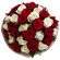 bouquet of red and white roses. Macau
