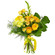 Yellow bouquet of roses and chrysanthemum. Macau